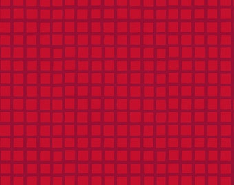 Very Merry Red Plaid from Very Merry by Kim Schaefer for Andover Fabrics - 100% Cotton Quilting Fabric, sold by 1/2 yard, TP-9402-R