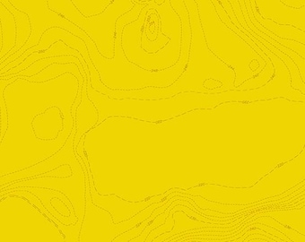 Lemon Yellow Sun Print 2023 Topography Pattern by Alison Glass 1/2 yd, a great blender fabric - Sun Print 2023 by Andover Fabrics A-556-Y