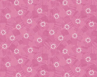 Meadow Lane Scribbled Floral C10123-Pink - Riley Blake Designs - Floral Flowers Tone-on-Tone - Quilting Cotton Fabric, sold by half yard