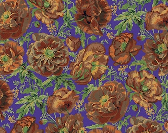 Philip Jacobs Dorothy Brown Kaffe Fassett Collective Fabric 2021, PWPJ109-BROWN , 100% Cotton, sold by 1/2 yard