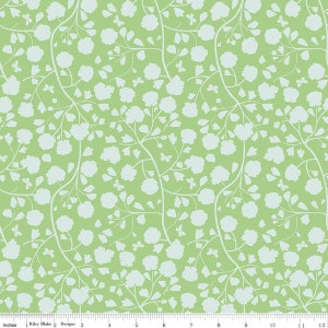 Emma Shadow Garden Green - 100% Cotton -  by Citrus & Mint Designs for Riley Blake Designs - Sold By The Half Yard - C12214-GREEN