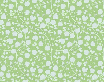 Emma Shadow Garden Green - 100% Cotton -  by Citrus & Mint Designs for Riley Blake Designs - Sold By The Half Yard - C12214-GREEN