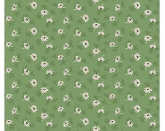 Home Town Holiday Pineflower Basil, by Lori Holt, Riley Blake Designs, C14903-BASIL 1/2 Yd cuts, 100% cotton