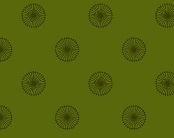 Giucy Giuce Spruce green Color Chromosome Pattern Quantum collection A-8961-G by Guicy Guice for Andover Fabrics, Inc, sold by Half Yard