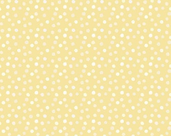The Littlest Family's Big Day Dots Yellow by Emily Winfield Martin for Riley Blake Designs, Half Yard 100% quilters cotton C11494-YELLOW