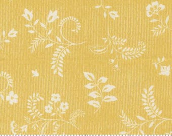 Parlor Boho Flowers Maize 11967 18 by Crystal Manning, Moda Fabrics -sold by the half yard, Boho Flowers Blenders