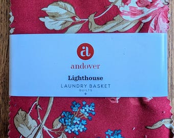 Lighthouse by Laundry Basket Quilts Charm Packs, 42-piece 5" Charm Pack - Andover Fabrics. 100% Cotton, 1S-Lighthouse-X