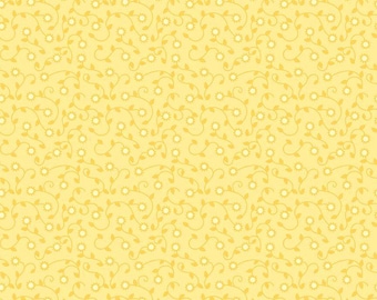 Sunny Skies Vines Sun quilters cotton sold by the half yard, Designer: Jill Finley, Riley Blake Fabrics, C14635-SUN