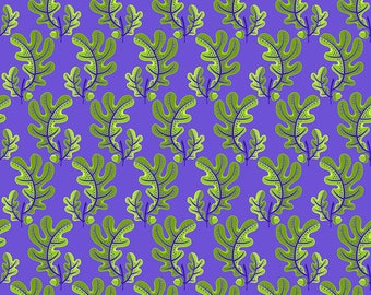 Oak - Purple- A New Leaf by Jane Sassaman for Free Spirit Fabrics, Cotton quilting fabric, 100% Quilters Cotton PWJS147.PURPLE