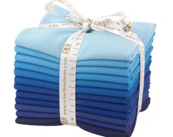 Sky Gazer Palette 12 Fat Quarter Pack Kona Cotton FQ-921-12