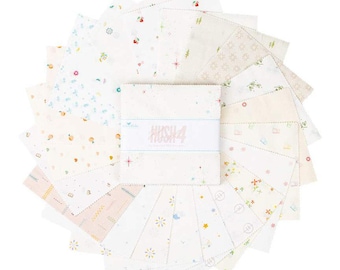 Hush Hush 4 - 5" Stacker charm pack Bundles  from the Hush Hush 4 collection for Riley Blake Designs 5-5-15430-42