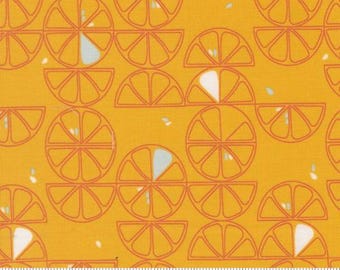 Balisong Sunbeam 11661 15, Designed by Zen Chic for Moda Fabrics -sold by the half yard, Lemon Slice Novelty