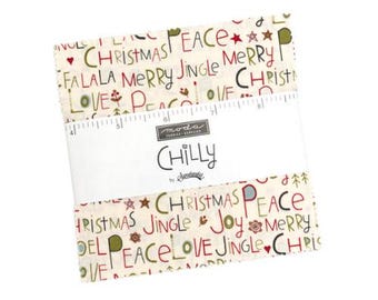 Chilly Charm Pack 55710PP by Sweetwater, Moda Fabrics, Moda Precuts, 42 5-inch Squares Charm Pack