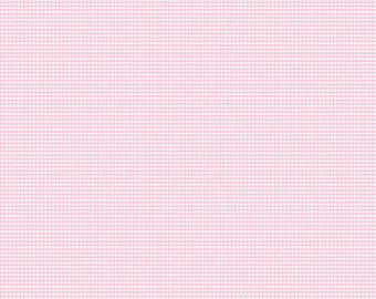 Micro Gingham Peony Pink by Riley Blake Designs Basics C455-PEONY 1/2 Yd cuts, 100% cotton