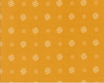 Color Crush Honey 10886 47 by Vanessa Christenson, V and Co. for Moda Fabrics -sold by the half yard, Mod Dot Dots