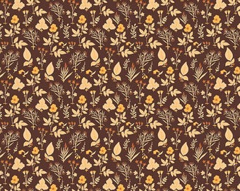The Old Garden Emily Marsala  by Danelys Sidron for Riley Blake Designs, 100% Quilting Cotton Fabric Sold by Half Yard, C14232-MARSALA