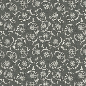 Magic Scroll Dark Grey By PAINTED SKY STUDIO  6967-11 Collection: Modern Lodge for Benartex , sold by Half Yard