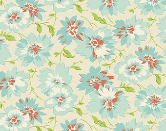 Sweet Ride by Edyta Sitar for Laundry Basket, Color Linen Pattern: Blossom, 1/2 yd, 100% Cotton by Andover Fabrics, A-445-L