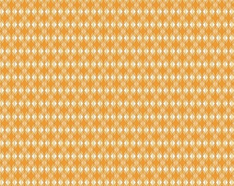 Grove Rows Orange by Jill Finley, Riley Blake Designs - C10144-Orange  1/2 Yd cuts, 100% cotton