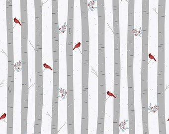 Winterland Main Gray quilters cotton by the half yard by Amanda Castor for Riley Blake Fabrics C10710-GRAY