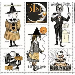 Costume Maker&#39;s Act II Medium Patch Panel for Halloween by J. Wecker Frisch for Riley Blake Fabrics, PD16002-PANEL 24&quot; x 43&quot;