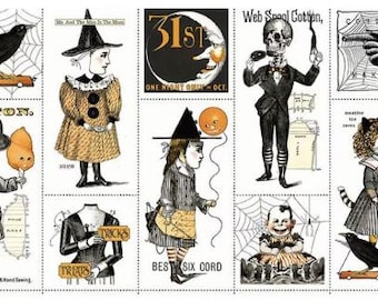 Costume Maker's Act II Medium Patch Panel for Halloween by J. Wecker Frisch for Riley Blake Fabrics, PD16002-PANEL 24" x 43"