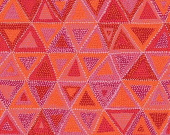 Vintage Beaded Tent Red from Kaffe Fassett Collective and Brandon Mably, PWBM020.RED, sold by the 1/2 Yd