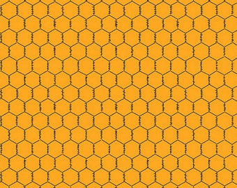 Orange Chicken Wire  by Andover Fabrics  A-9635-O,  sold by half yard