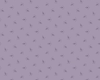 Itsy Bits Wisteria Purple,  Pine Cone pattern by Renee Nanneman of Neel'L Love for Andover Fabrics - A-1461-P - sold by the half yard