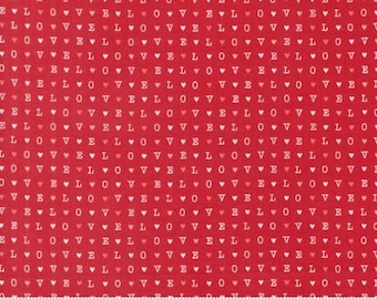 Love Blooms Rose 5225 12 by Lella Boutique for Moda Fabrics Fabric, sold by the half yard