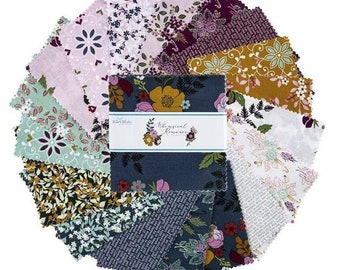 Whimsical Romance 5" Stacker charm pack Bundles by Keera Job for Riley Blake Designs- 42 prints in stacker  5-11080-42