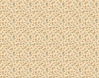 The Old Garden Edith Vanilla for Riley Blake Designs, 100% Quilting Cotton Fabric Sold by Half Yard, C14236-VANILLA