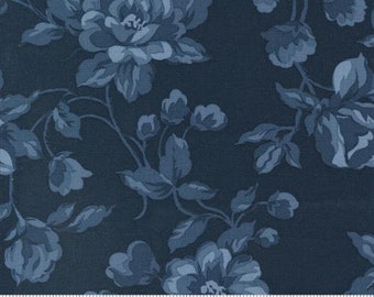 Shoreline Navy 55300 24 by Camille Roskelley for Moda Fabrics -sold by the half yard