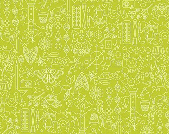 Pear - Sun Print 2022 - 10th Anniversary Collection, Collection Pattern by Alison Glass 1/2 yd,  A-9036-G1