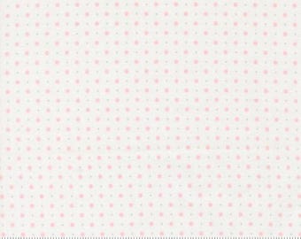 Abide Linen White 18795 11, By Brenda Riddle Designs for Moda, sold by the Half Yard, 100% Cotton, Dots