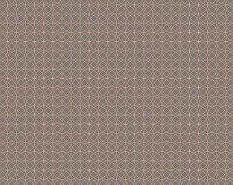 Puddy, Pattern: Circles, by Giucy Giuce Fabric from the Attic Collection, for Andover Fabrics, Inc sold by Half Yard A-9975-C