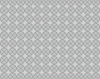 Winter Barn Quilts Compass Silver by Tara Reed for Riley Blake Designs - Quilting Cotton Fabric - 1/2 Yard , C12082 Silver