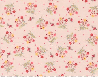 Lyda Rose Pale Pink 3074 19 by Bunny Hill Designs for Moda Fabrics - sold by the half yard