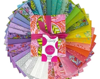 Full Moon Forest II Fat Quarter Bundle Precuts by Tula Pink for Free Spirit Fabrics- 40 Pcs