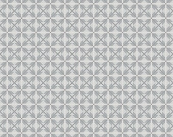 Winter Barn Quilts Nordic Star Silver Silver by Tara Reed for Riley Blake Designs - Quilting Cotton Fabric - 1/2 Yard , C12083 Silver