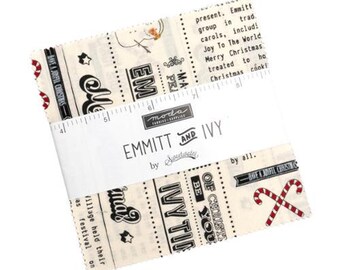 Emmitt and Ivy Charm Pack 55690PP - by Sweetwater for Moda - 42 prints in stacker
