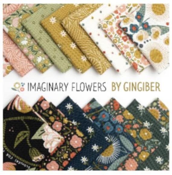 く日はお得♪ Flowers Imaginary Cloud Moda and Gingiber by 11 48386 茶