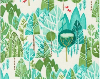 Winterly Winter Landscape 48762-11 Cream, Designed by Robin Pickens for Moda Fabrics -sold by the half yard