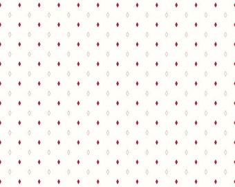 Red Hot Diamonds Off White C11680-OFFWHITE- Riley Blake Designs - sold by the Half Yard 100% quilters cotton - Riley Blake Designs