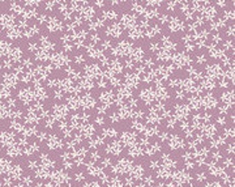 Maple Floral Lilac by Gabrielle Neil Design for Riley Blake Designs, 1/2 yd, script fabric - C12476=Lilac