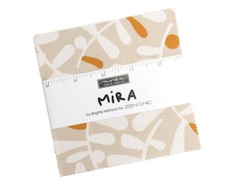 Mira Charm Pack 11670PP by Zen Chic for Moda Fabrics - 5" x 5", 42 pieces