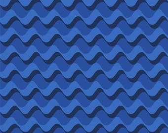 Water Ripple Blue Ribbon  RS5128-13 by the Ruby Star Star Society - sold by the half yard