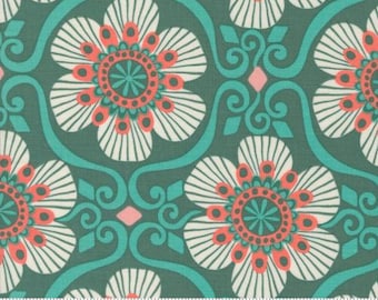 Tango Barcelona Basil 27334 21, Designed by Kate Spain for Moda Fabrics -sold by the half yard
