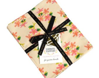 Favorite Flowers FQ 26 Fat Quarter Bundle for Ruby Star Fabrics, RS5143FQ