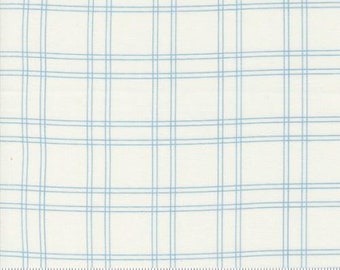 Shoreline Cream Light Blue 55302 11 by Camille Roskelley for Moda Fabrics -sold by the half yard